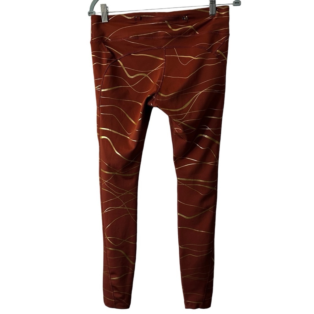 Nike Icon Clash Fast women’s running tights size large - gold and clay red - Picture 13 of 13